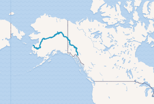 Mapa de localización y cuenca del Río Yukón