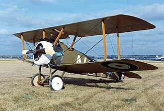 Vista lateral del Sopwith Camel