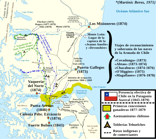 Presencia efectiva de Chile en la Patagonia Austral