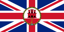 Bandera del gobernador de Gibraltar