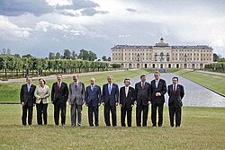 Vladímir Putin participando como anfitrión en la Cumbre del G8 de 2006 en Rusia