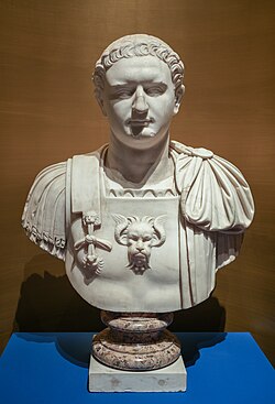 Busto clásico de Domiciano