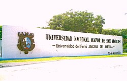 Mural de la Universidad Nacional Mayor de San Marcos