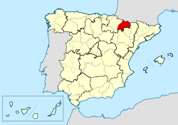 Mapa de localización de la diócesis