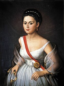 Retrato de Manuela Sáenz