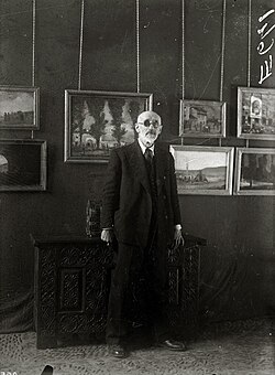 Ricardo Baroja en el Museo San Telmo de San Sebastián en 1938