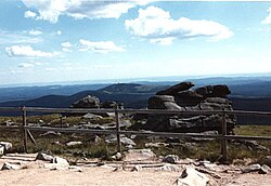 Vista del monte Brocken