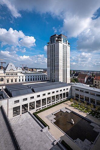 Boekentoren, Biblioteca de la Universidad de Gante