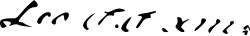 Firma manuscrita de León XIII