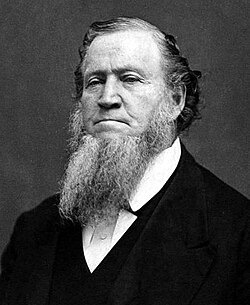 Brigham Young dirigió la iglesia desde 1844 hasta su muerte, en 1877.