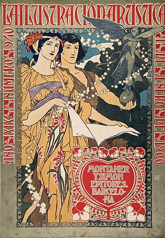 Portada del número 940 de la revista La Ilustración Artística del año 1900