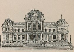 Esbozo histórico del edificio del Palacio de Justicia de 1890