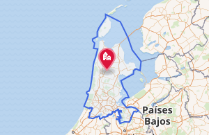 Mapa de la provincia de Holanda Septentrional