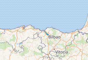 Mapa de la Ría de Bilbao