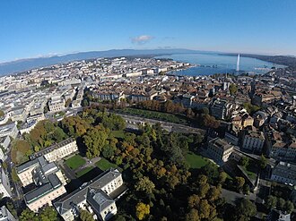 Vista aérea del Monumento Internacional de la Reforma