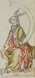 Ilustración medieval del profeta