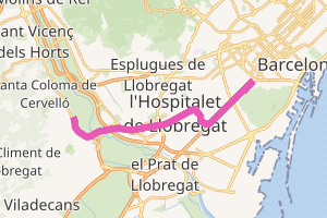 Mapa esquemático del trazado de la red