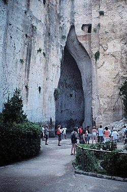La gruta Orecchio di Dionisio