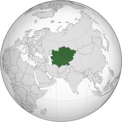 Tabla de datos generales y geográficos de Asia Central