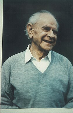 Karl Popper en 1987