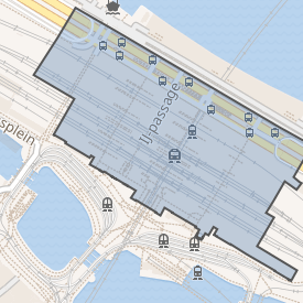 Mapa de ubicación de la estación