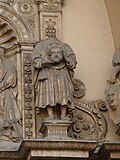 San Lamberto sosteniendo su cabeza cortada