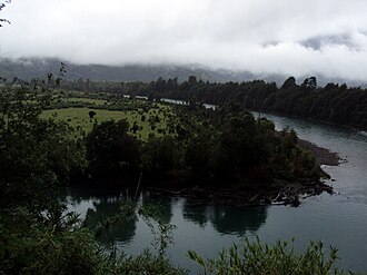 Vista panorámica del Lago Rosselot