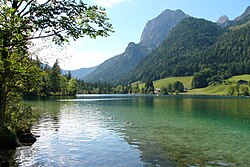 Paisaje alpino en Baviera
