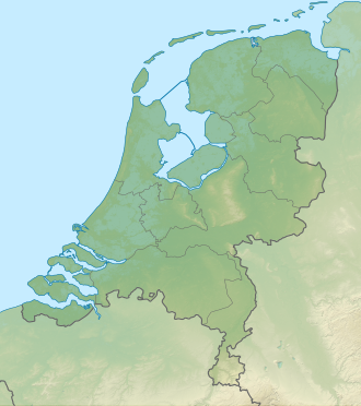 Vista del Keutenberg en el paisaje de los Países Bajos