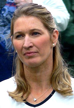 Steffi Graf en una sesión fotográfica