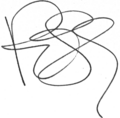 Firma de Rosa Montero