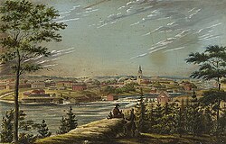 Ciudad industrial de Tampere en 1837