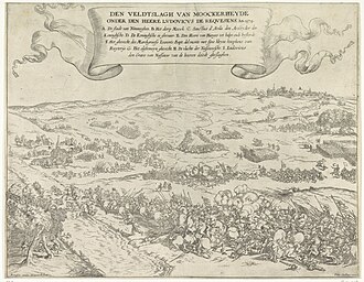 Representación histórica de la Batalla de Mook