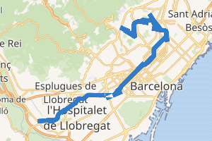 Mapa detallado del trazado de la Línea 5