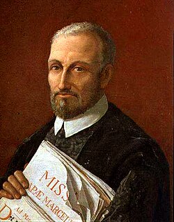 Retrato histórico de Giovanni Pierluigi da Palestrina realizado por un pintor desconocido en el siglo XVI