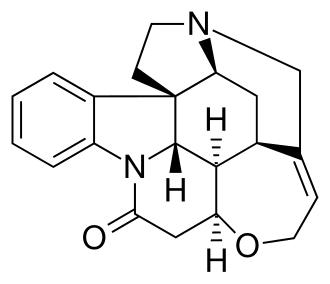 Estructura química de la estricnina