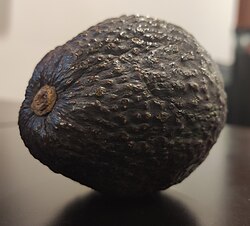 Fruto de la variedad Hass