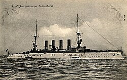 SMS Scharnhorst, buque insignia de von Spee