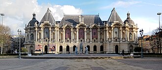 Fachada principal del Palacio de Bellas Artes de Lille