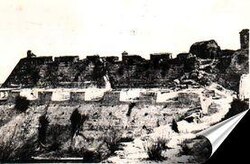 Fotografía histórica del castillo de San Felipe tomada a comienzos del siglo XX