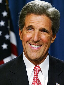 Candidato presidencial demócrata John Kerry