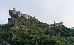 El Castillo de Roccascalegna en la región de Abruzzo.