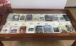 Exposición con las obras ganadoras del Premio Internacional de Novela Rómulo Gallegos entre 1967 y 2015.