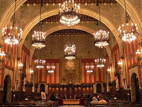 Panorámica del Salón de Ciento de Barcelona
