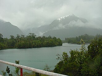 Paisaje montañoso y boscoso del Parque Nacional Corcovado