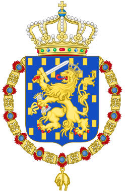 Armas de Guillermo I como caballero del Toisón de Oro