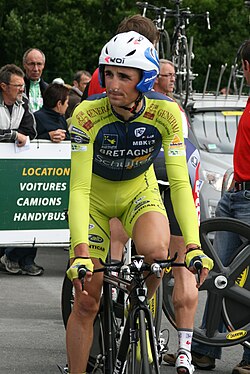Fotografía del ciclista Dimitri Champion en su trayectoria deportiva.