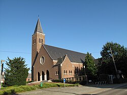 Iglesia de Bergom situada en el municipio
