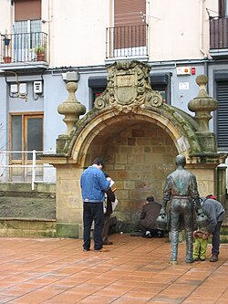 Fuente histórica de Urkizu en Éibar