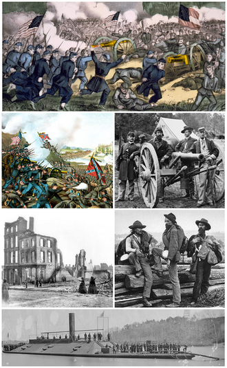 Colección de grabados y fotografías de la guerra civil estadounidense